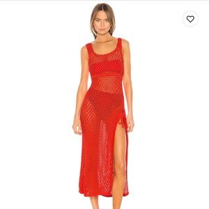 Athena Crochet Beach Coverup